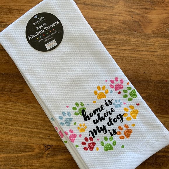Home is Where My Dog is Kitchen Towel Set - Picture 1 of 3